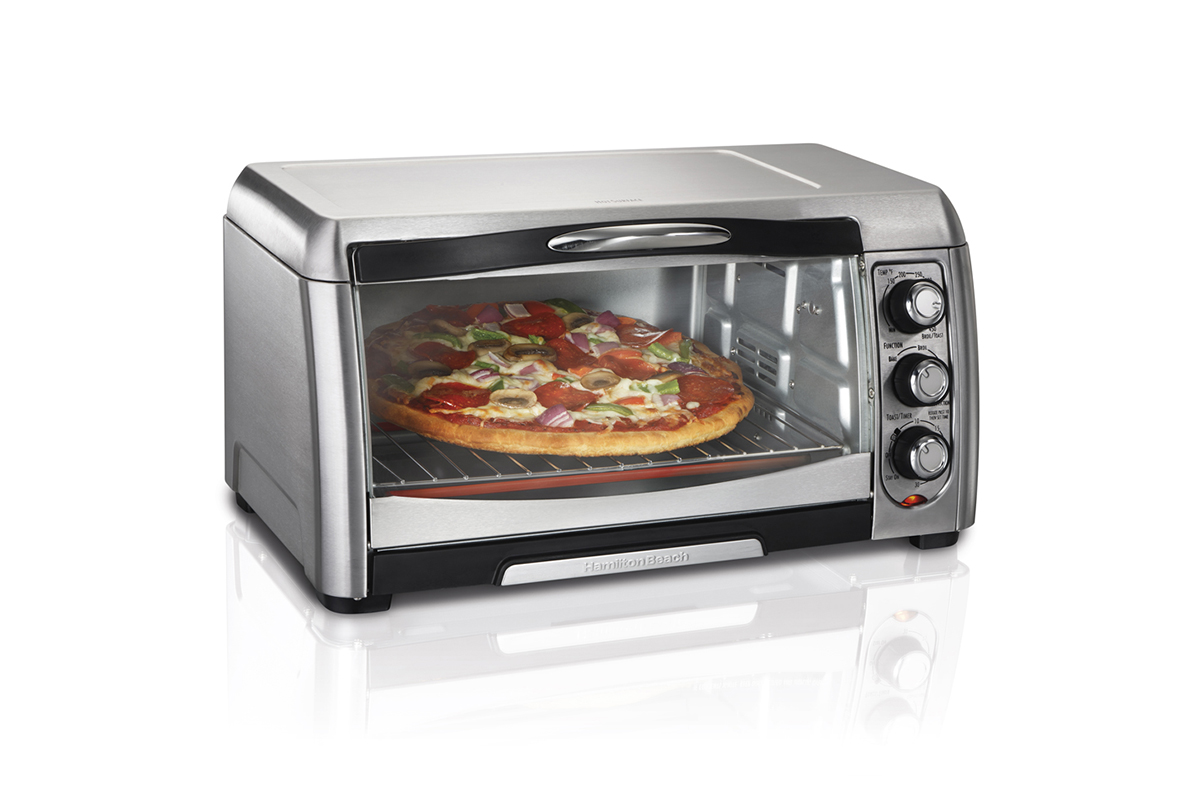 Horno tostador con convección Hamilton Beach 31333 plata capacidad para 6  rebanadas. – DE HOGAR