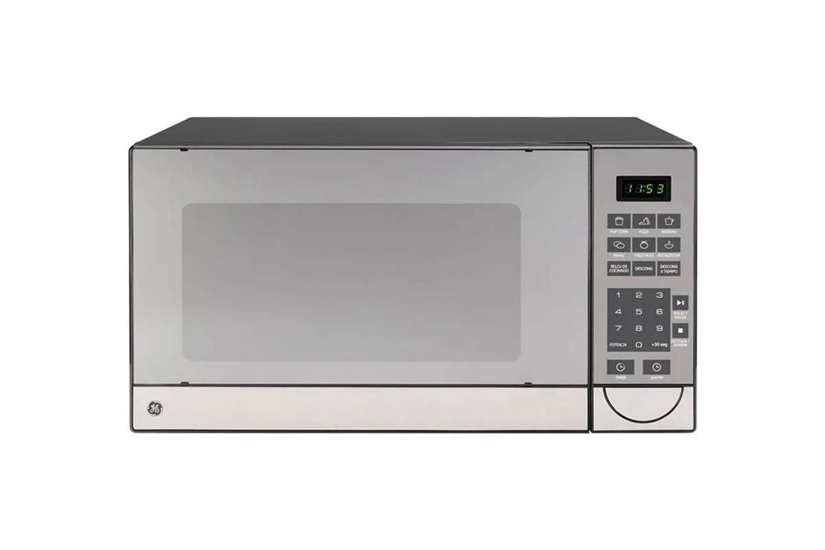 Horno de Microondas General Electric JES1153SFE acabado espejo acero  inoxidable 1.1 pies – DE HOGAR