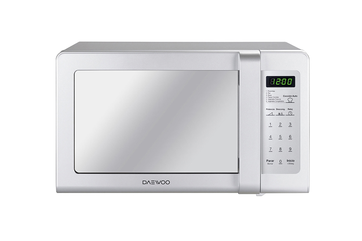 Horno de Microondas Winia KOR-662M gris acabado tipo espejo 0.7 pies. – DE  HOGAR