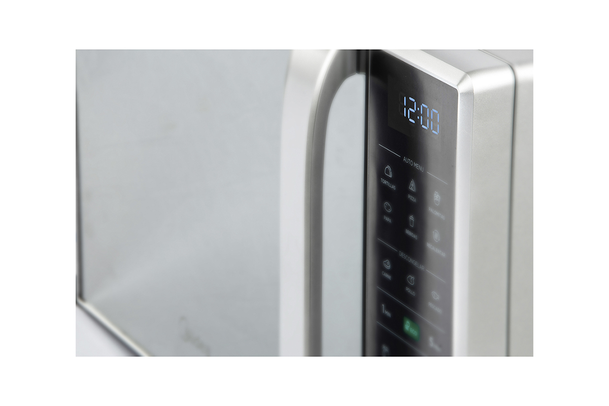 Horno de microondas Midea MMDV11S2DG plata 1.1 pies. – DE HOGAR