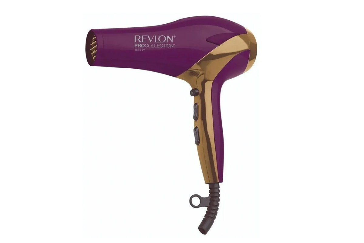 Secadora de cabello Revlon RVDR5146LA1 morada 3 temperaturas y 2  velocidades – DE HOGAR